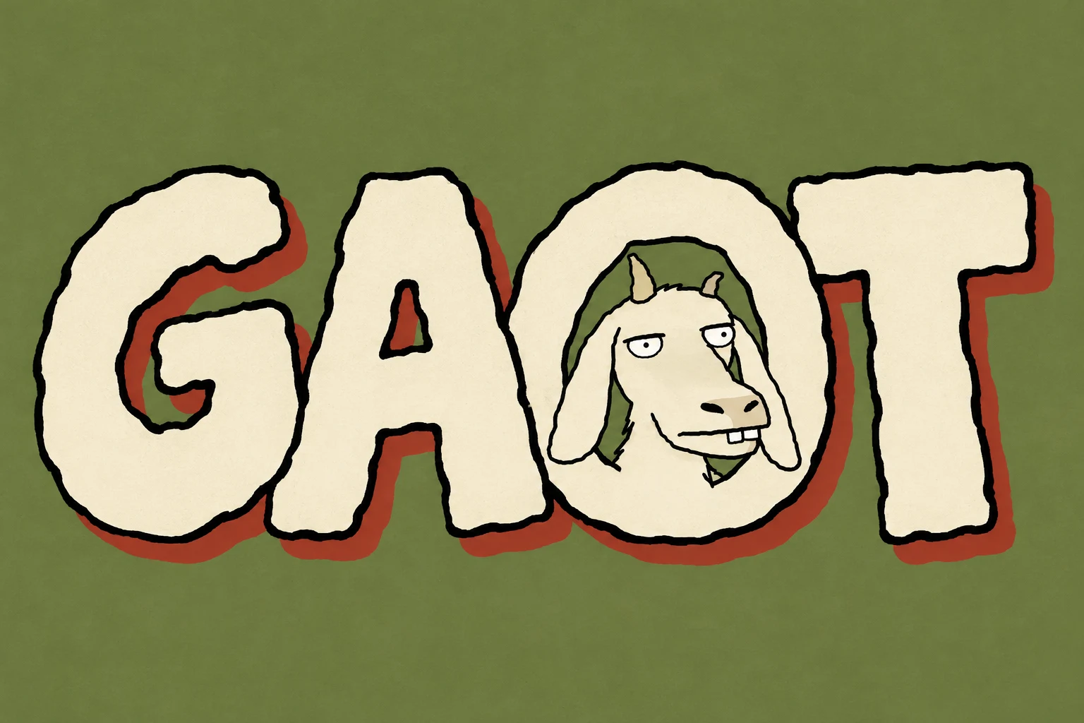GAOT illustrated wordmark